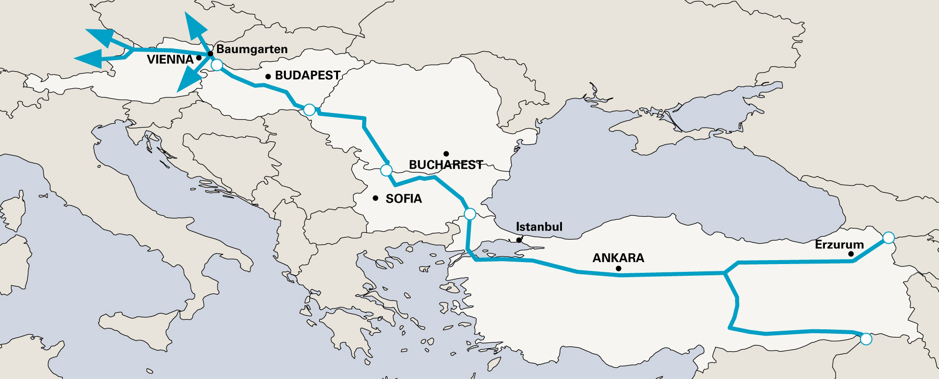 NABUCCO Gas Pipeline International începe faza de proiectare pentru NABUCCO Vest